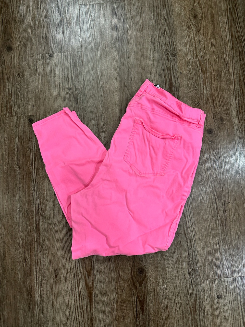 Celebrity Pink Neon Pink Slim Casual Pants
